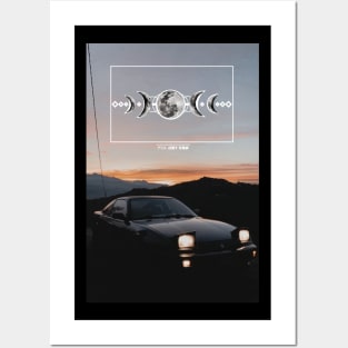 Nissan 200sx Moon phases Posters and Art